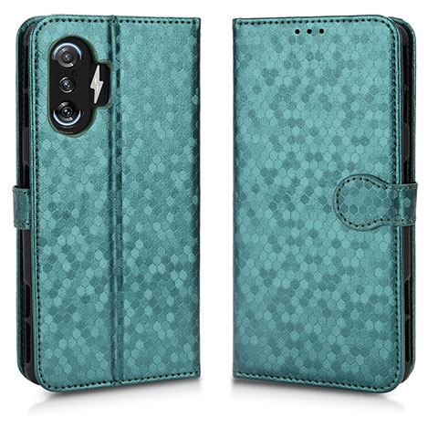 Custodia Portafoglio In Pelle Cover con Supporto C01X per Xiaomi Redmi K40 Gaming 5G Verde