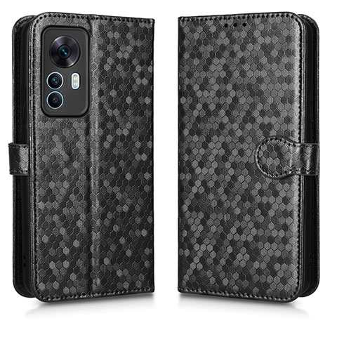 Custodia Portafoglio In Pelle Cover con Supporto C01X per Xiaomi Redmi K50 Ultra 5G Nero