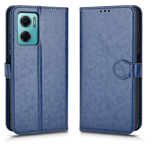 Custodia Portafoglio In Pelle Cover con Supporto C01X per Xiaomi Redmi Note 11E 5G Blu