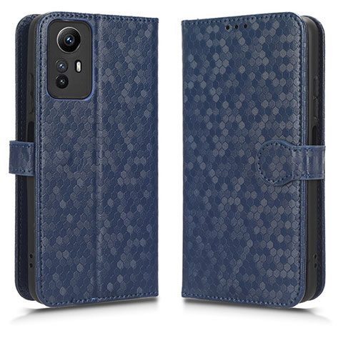 Custodia Portafoglio In Pelle Cover con Supporto C01X per Xiaomi Redmi Note 12S Blu