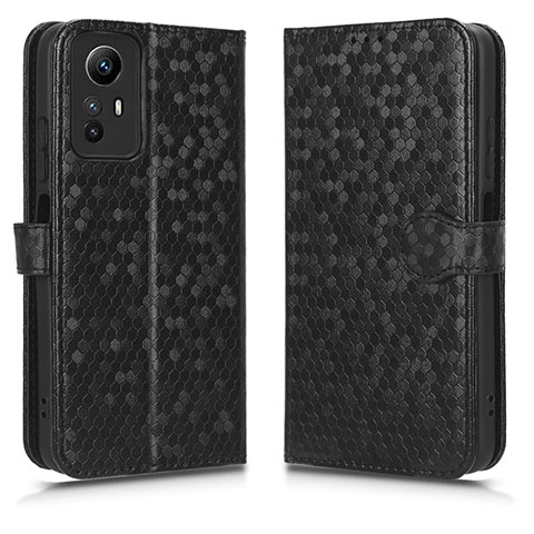 Custodia Portafoglio In Pelle Cover con Supporto C01X per Xiaomi Redmi Note 12S Nero