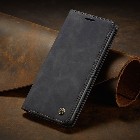 Custodia Portafoglio In Pelle Cover con Supporto C02S per Xiaomi Poco C65 Nero