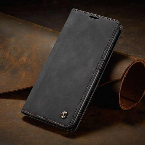 Custodia Portafoglio In Pelle Cover con Supporto C02S per Xiaomi Redmi Note 9S Nero