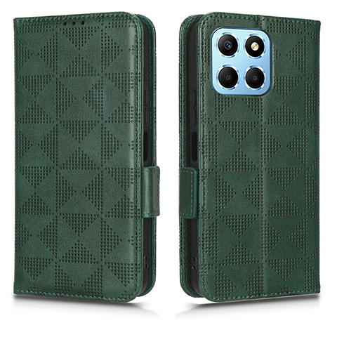 Custodia Portafoglio In Pelle Cover con Supporto C02X per Huawei Honor X6S Verde