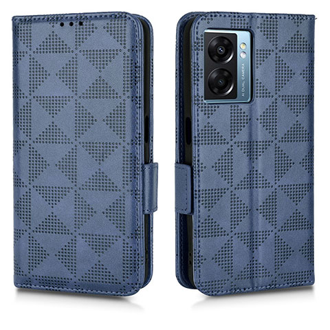 Custodia Portafoglio In Pelle Cover con Supporto C02X per OnePlus Nord N300 5G Blu