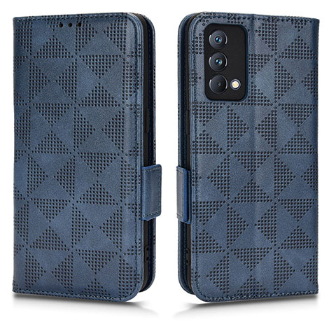 Custodia Portafoglio In Pelle Cover con Supporto C02X per Realme GT Master 5G Blu