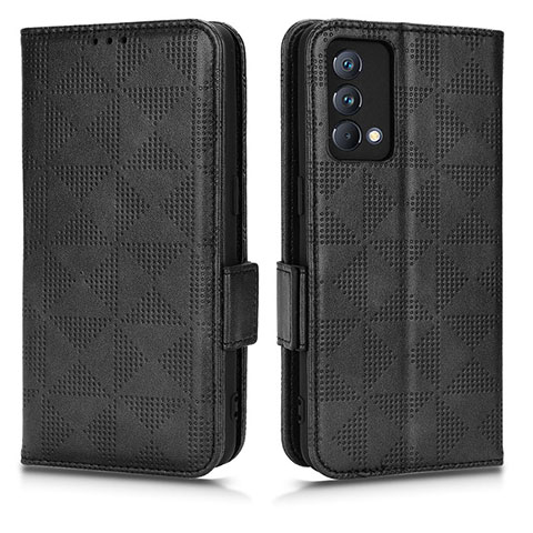 Custodia Portafoglio In Pelle Cover con Supporto C02X per Realme GT Master 5G Nero