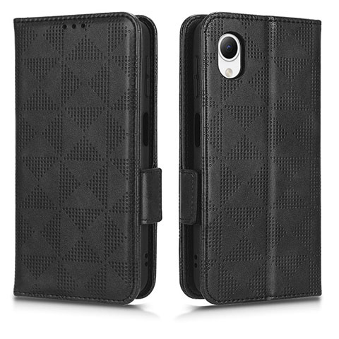 Custodia Portafoglio In Pelle Cover con Supporto C02X per Samsung Galaxy A23s Nero