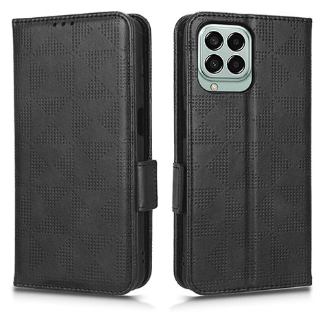 Custodia Portafoglio In Pelle Cover con Supporto C02X per Samsung Galaxy M33 5G Nero