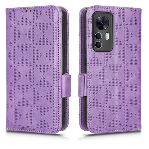 Custodia Portafoglio In Pelle Cover con Supporto C02X per Xiaomi Mi 12T 5G Viola