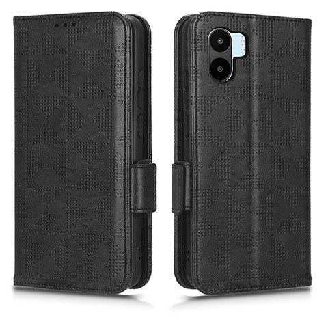 Custodia Portafoglio In Pelle Cover con Supporto C02X per Xiaomi Poco C51 Nero