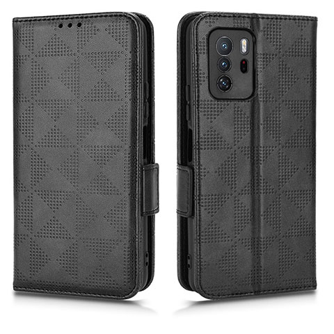 Custodia Portafoglio In Pelle Cover con Supporto C02X per Xiaomi Poco X3 GT 5G Nero