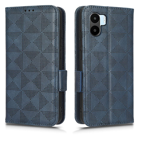 Custodia Portafoglio In Pelle Cover con Supporto C02X per Xiaomi Redmi A2 Blu