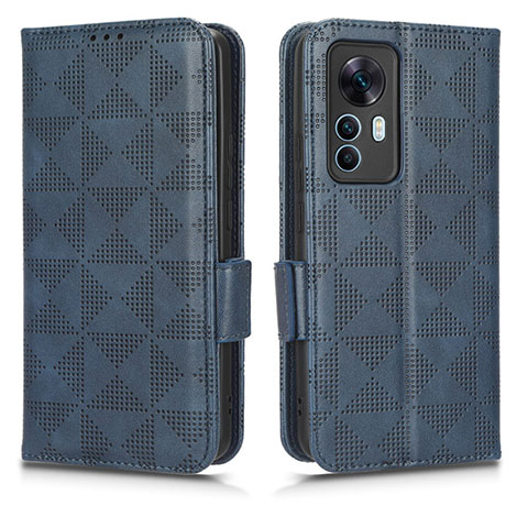 Custodia Portafoglio In Pelle Cover con Supporto C02X per Xiaomi Redmi K50 Ultra 5G Blu