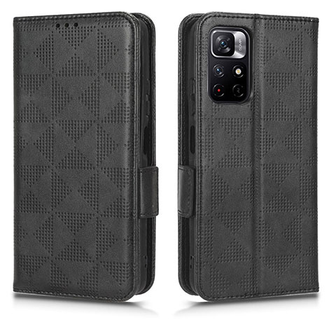 Custodia Portafoglio In Pelle Cover con Supporto C02X per Xiaomi Redmi Note 11T 5G Nero