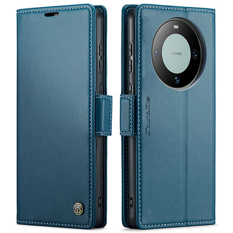 Custodia Portafoglio In Pelle Cover con Supporto C03S per Huawei Mate 60 Blu