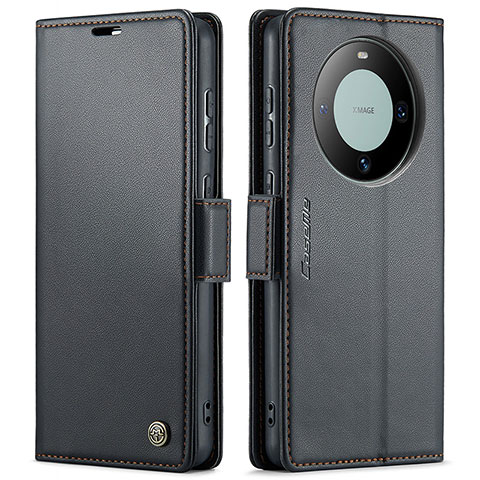 Custodia Portafoglio In Pelle Cover con Supporto C03S per Huawei Mate 60 Nero