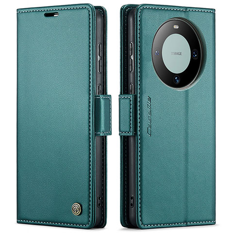 Custodia Portafoglio In Pelle Cover con Supporto C03S per Huawei Mate 60 Verde