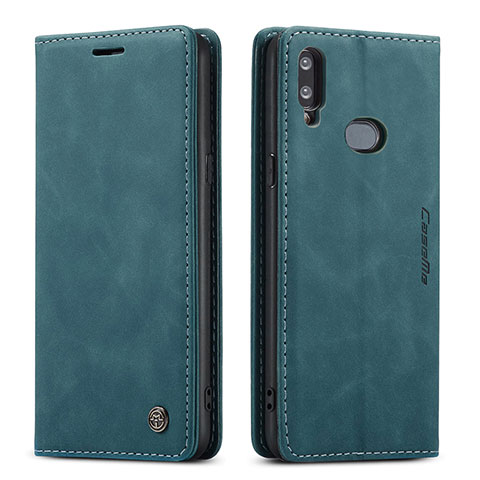 Custodia Portafoglio In Pelle Cover con Supporto C03S per Samsung Galaxy A10s Blu