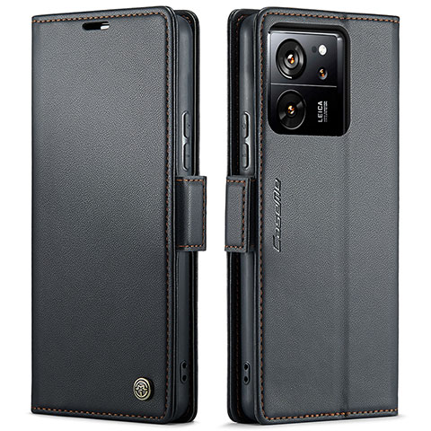 Custodia Portafoglio In Pelle Cover con Supporto C03S per Xiaomi Redmi K60 Ultra 5G Nero