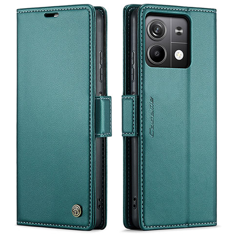 Custodia Portafoglio In Pelle Cover con Supporto C03S per Xiaomi Redmi Note 13 5G Verde