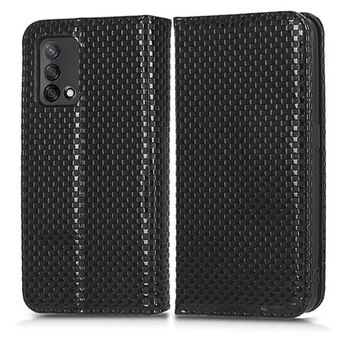 Custodia Portafoglio In Pelle Cover con Supporto C03X per Oppo F19 Nero