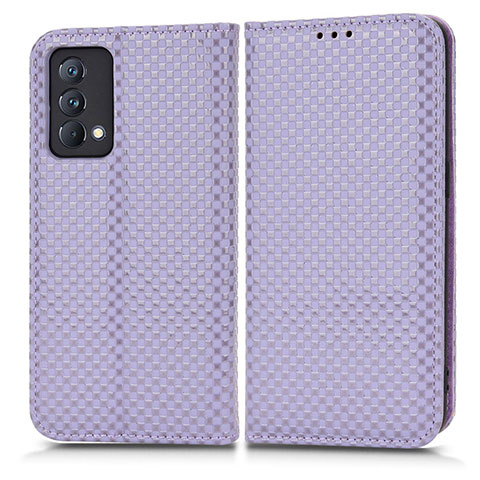 Custodia Portafoglio In Pelle Cover con Supporto C03X per Realme GT Master 5G Viola