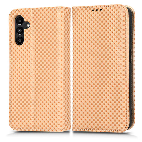 Custodia Portafoglio In Pelle Cover con Supporto C03X per Samsung Galaxy A13 5G Oro