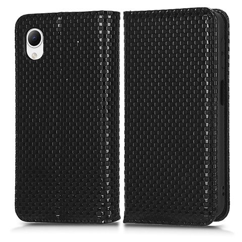 Custodia Portafoglio In Pelle Cover con Supporto C03X per Samsung Galaxy A23s Nero