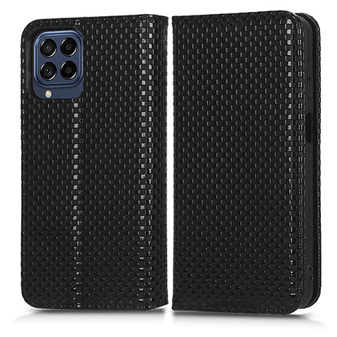 Custodia Portafoglio In Pelle Cover con Supporto C03X per Samsung Galaxy M53 5G Nero