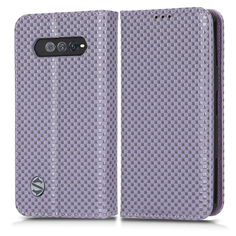 Custodia Portafoglio In Pelle Cover con Supporto C03X per Xiaomi Black Shark 4S Pro 5G Viola