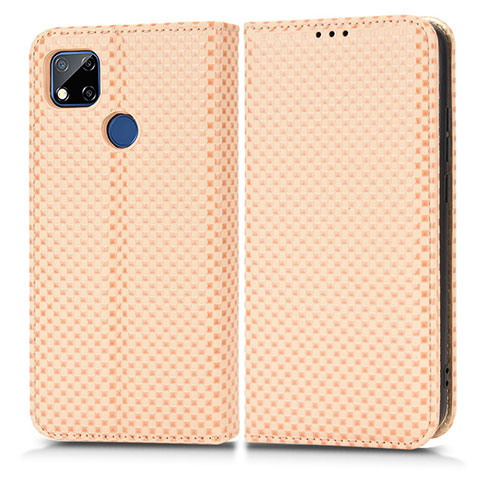 Custodia Portafoglio In Pelle Cover con Supporto C03X per Xiaomi POCO C3 Oro