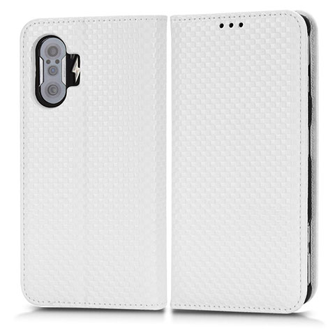 Custodia Portafoglio In Pelle Cover con Supporto C03X per Xiaomi Poco F3 GT 5G Bianco