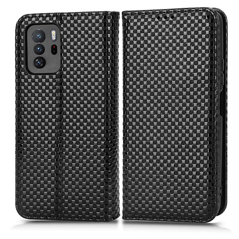 Custodia Portafoglio In Pelle Cover con Supporto C03X per Xiaomi Poco X3 GT 5G Nero