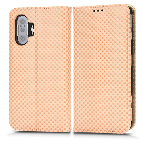 Custodia Portafoglio In Pelle Cover con Supporto C03X per Xiaomi Redmi K40 Gaming 5G Oro