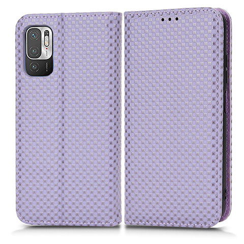 Custodia Portafoglio In Pelle Cover con Supporto C03X per Xiaomi Redmi Note 11 SE 5G Viola