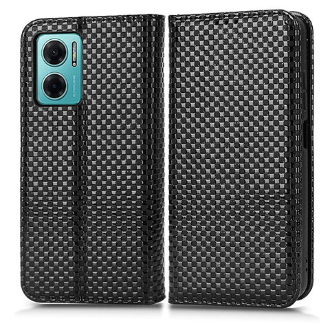 Custodia Portafoglio In Pelle Cover con Supporto C03X per Xiaomi Redmi Note 11E 5G Nero