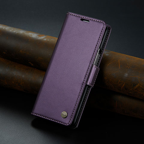 Custodia Portafoglio In Pelle Cover con Supporto C04S per Samsung Galaxy Z Fold5 5G Viola