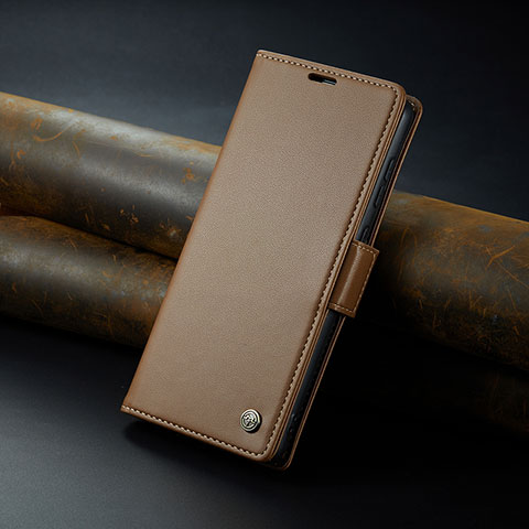 Custodia Portafoglio In Pelle Cover con Supporto C04S per Xiaomi Redmi K60 Ultra 5G Marrone