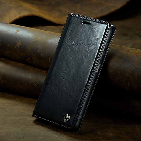 Custodia Portafoglio In Pelle Cover con Supporto C04S per Xiaomi Redmi Note 12 4G Nero