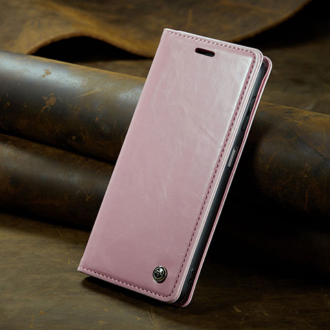 Custodia Portafoglio In Pelle Cover con Supporto C04S per Xiaomi Redmi Note 12 4G Rosa