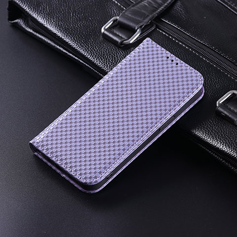 Custodia Portafoglio In Pelle Cover con Supporto C04X per Xiaomi Black Shark 5 5G Viola