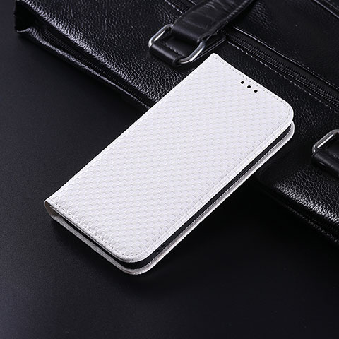 Custodia Portafoglio In Pelle Cover con Supporto C04X per Xiaomi Black Shark 5 Pro 5G Bianco