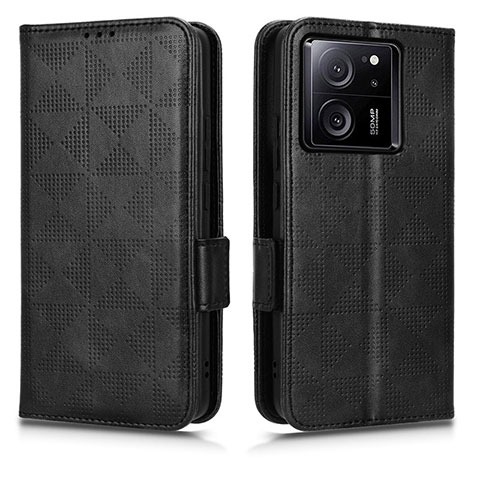 Custodia Portafoglio In Pelle Cover con Supporto C05X per Xiaomi Mi 13T 5G Nero