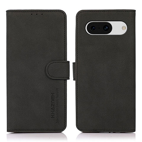 Custodia Portafoglio In Pelle Cover con Supporto D01Y per Google Pixel 8a 5G Nero