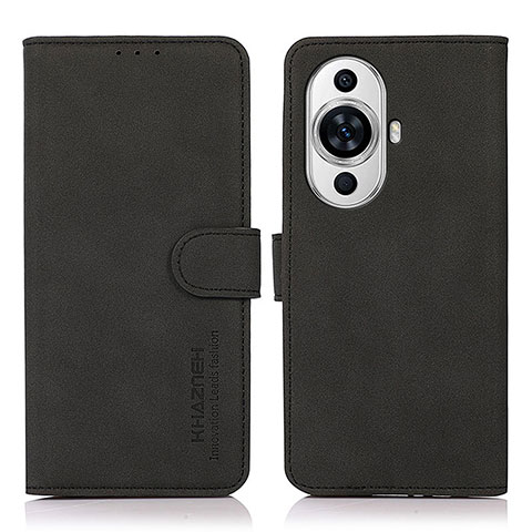 Custodia Portafoglio In Pelle Cover con Supporto D01Y per Huawei Nova 11 Nero