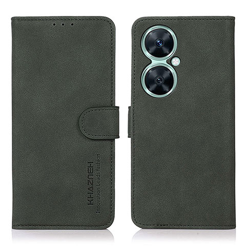 Custodia Portafoglio In Pelle Cover con Supporto D01Y per Huawei Nova 11i Verde