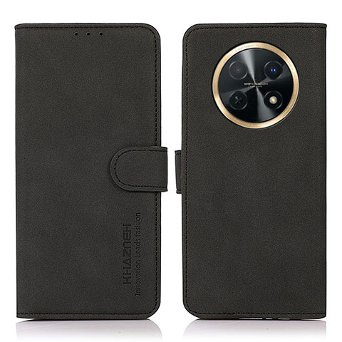 Custodia Portafoglio In Pelle Cover con Supporto D01Y per Huawei Nova Y91 Nero