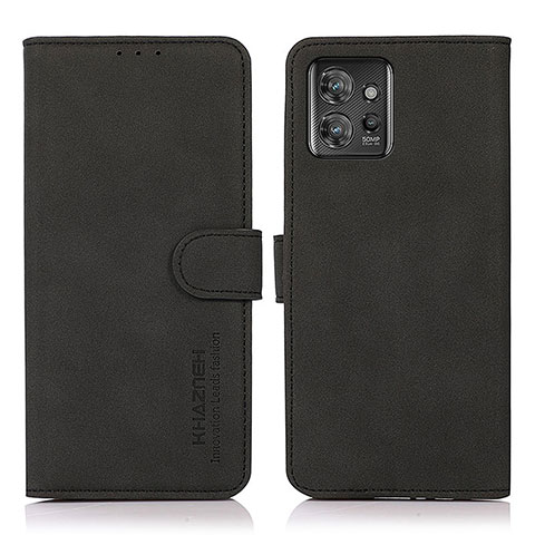 Custodia Portafoglio In Pelle Cover con Supporto D01Y per Motorola ThinkPhone 5G Nero