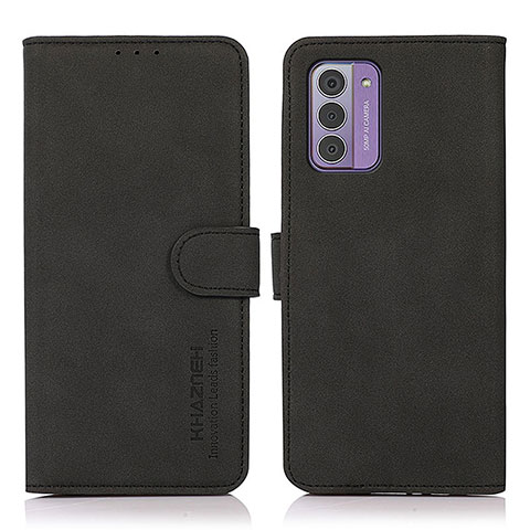 Custodia Portafoglio In Pelle Cover con Supporto D01Y per Nokia G310 5G Nero